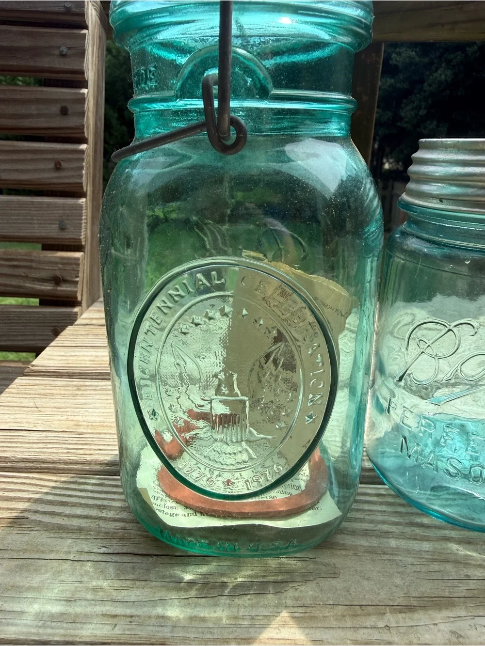 Ball Aqua Glass Mason Jar Collection - Set of 4